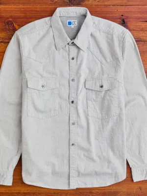 10oz Denim Western Shirt in Grey