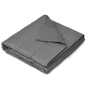 15 lbs Weighted Blankets with Glass Beads Light-Dark Gray