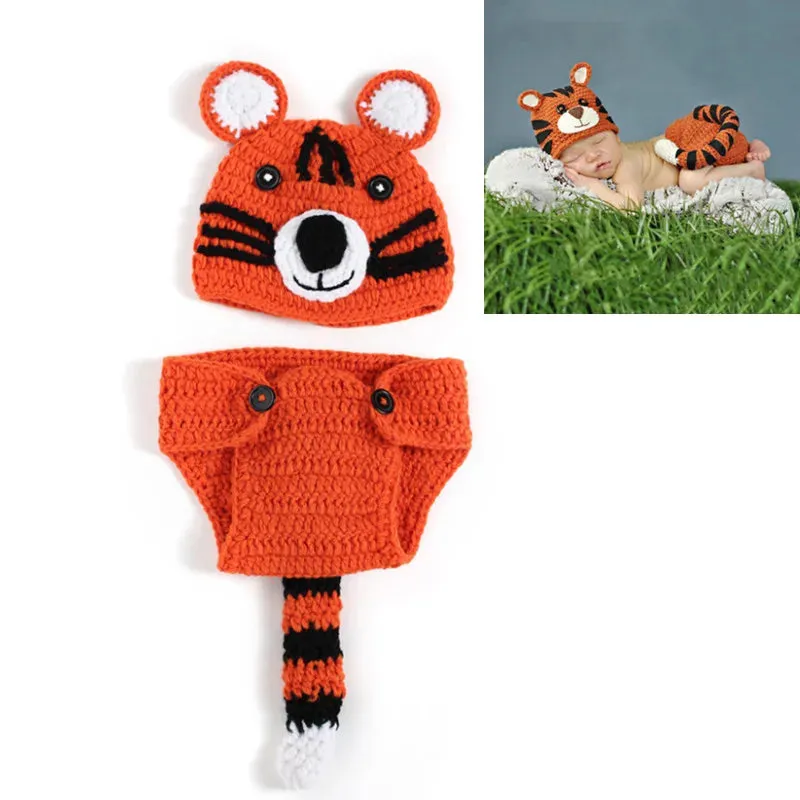 26 Styles Handmade Baby Photo Shoot Outfit Cute Animal Crochet, Handmade Knit Costume Accessories Newborn Photography Props