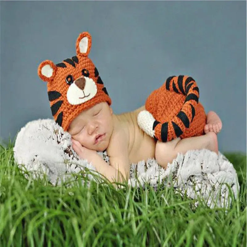 26 Styles Handmade Baby Photo Shoot Outfit Cute Animal Crochet, Handmade Knit Costume Accessories Newborn Photography Props