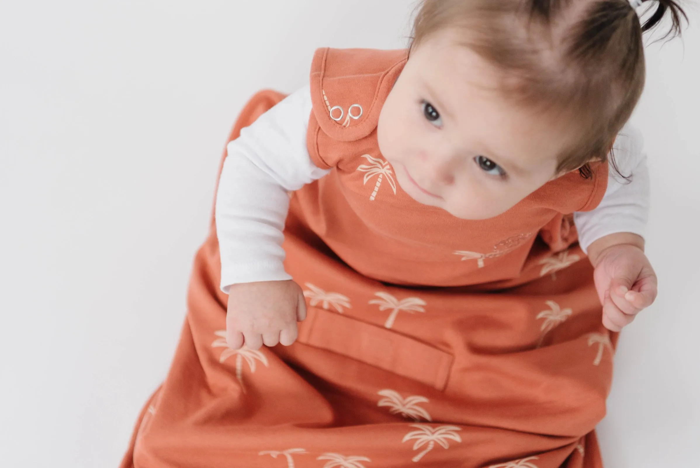 4 Season® Ultimate Baby Sleep Bag, Merino Wool & Organic Cotton, 2 Months - 2 Years, Palms