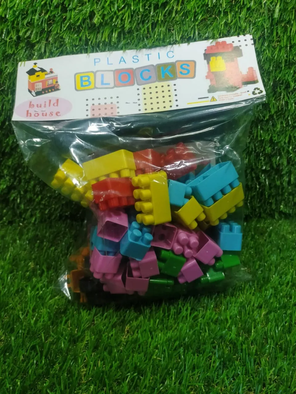 4627 A Building Blocks 60 Pc widely used by kids and children for playing and entertaining purposes among all kinds of household and official places etc.