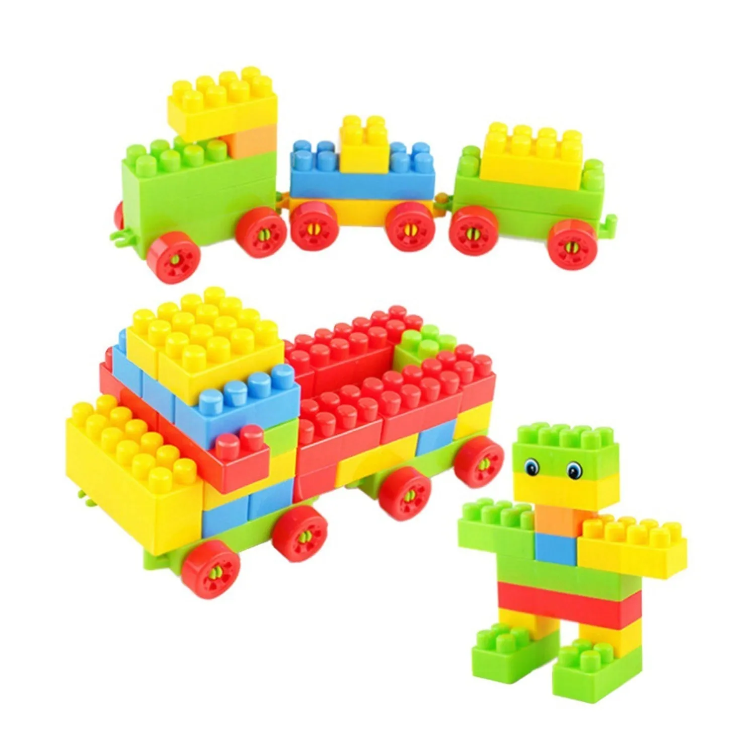 4627 A Building Blocks 60 Pc widely used by kids and children for playing and entertaining purposes among all kinds of household and official places etc.