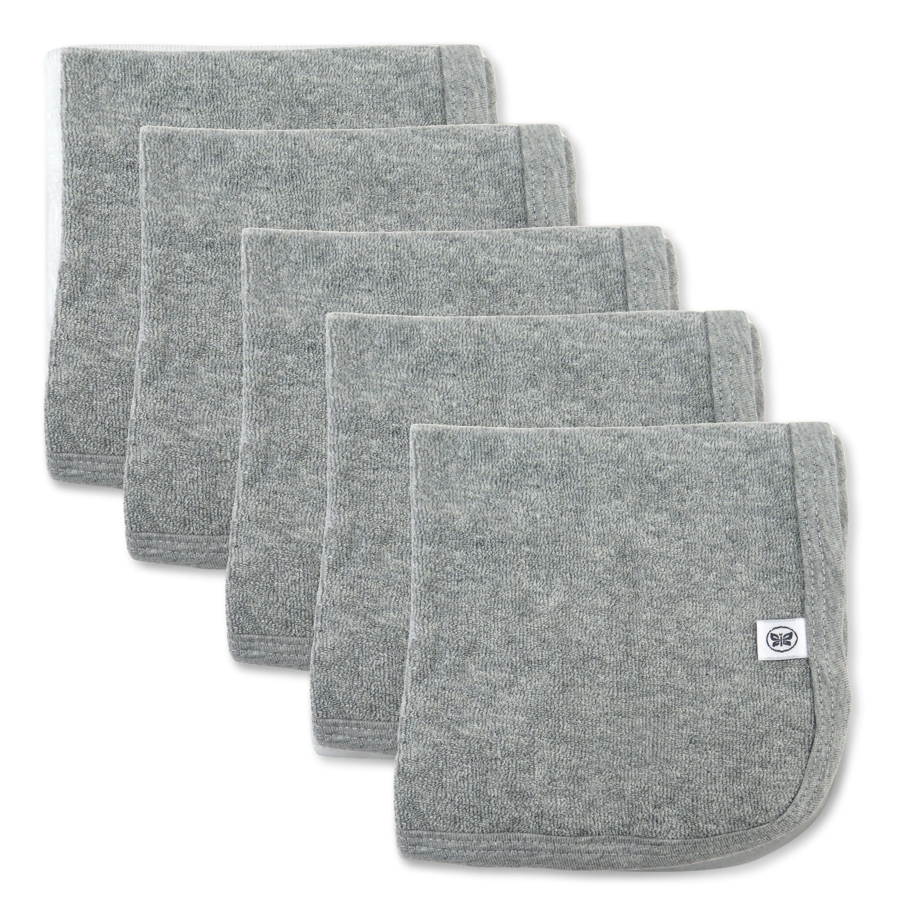 5-Pack Organic Cotton Washcloths