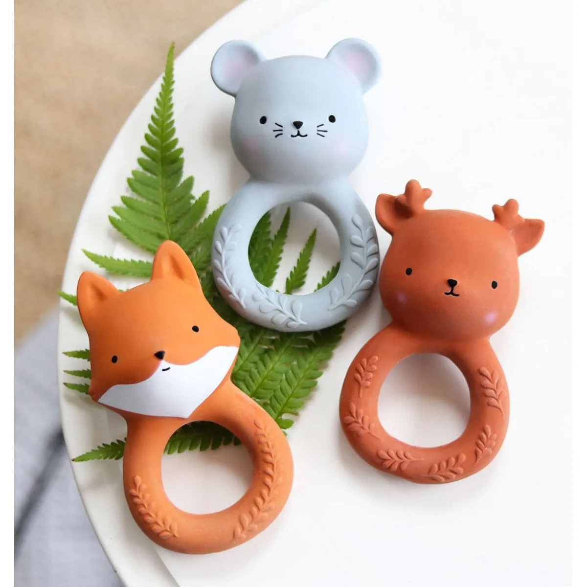 A Little Lovely Company Teething Ring: Fox