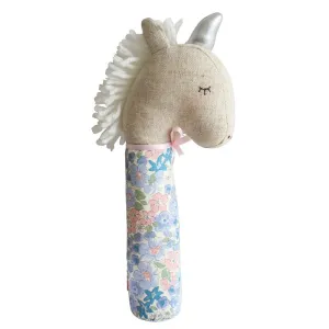 Alimrose - Yvette Unicorn Squeaker Liberty Blue