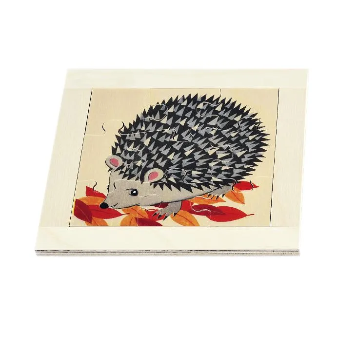 Atelier Fischer Wooden Jigsaw Puzzle - Hedgehog (9 Pcs)