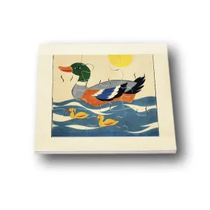 Atelier Fischer Wooden Jigsaw Puzzle - Mallard Duck (9 Pcs)