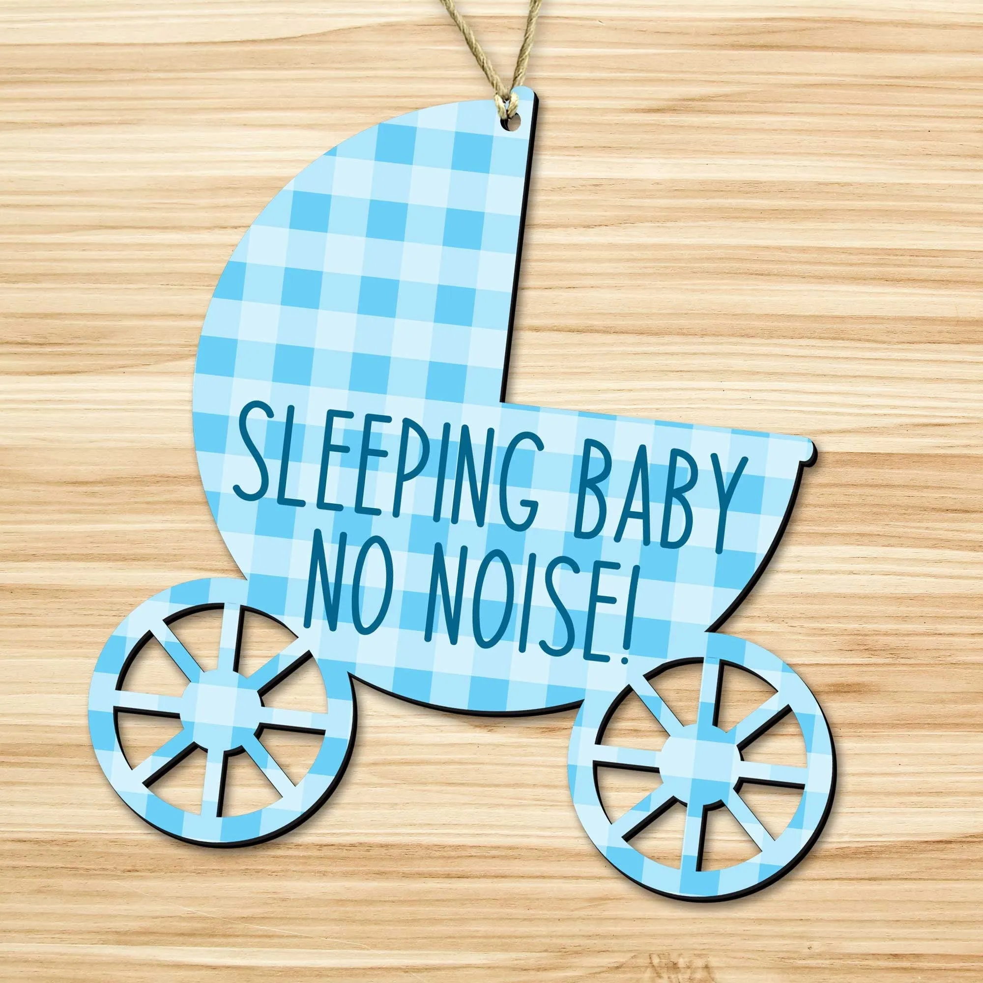 Baby Nap Time Doorbell Sign - Baby Sleeping Sign - Do Not Disturb Door Sign - Do Not Disturb Sleeping Sign - Baby Shower Gift 961050