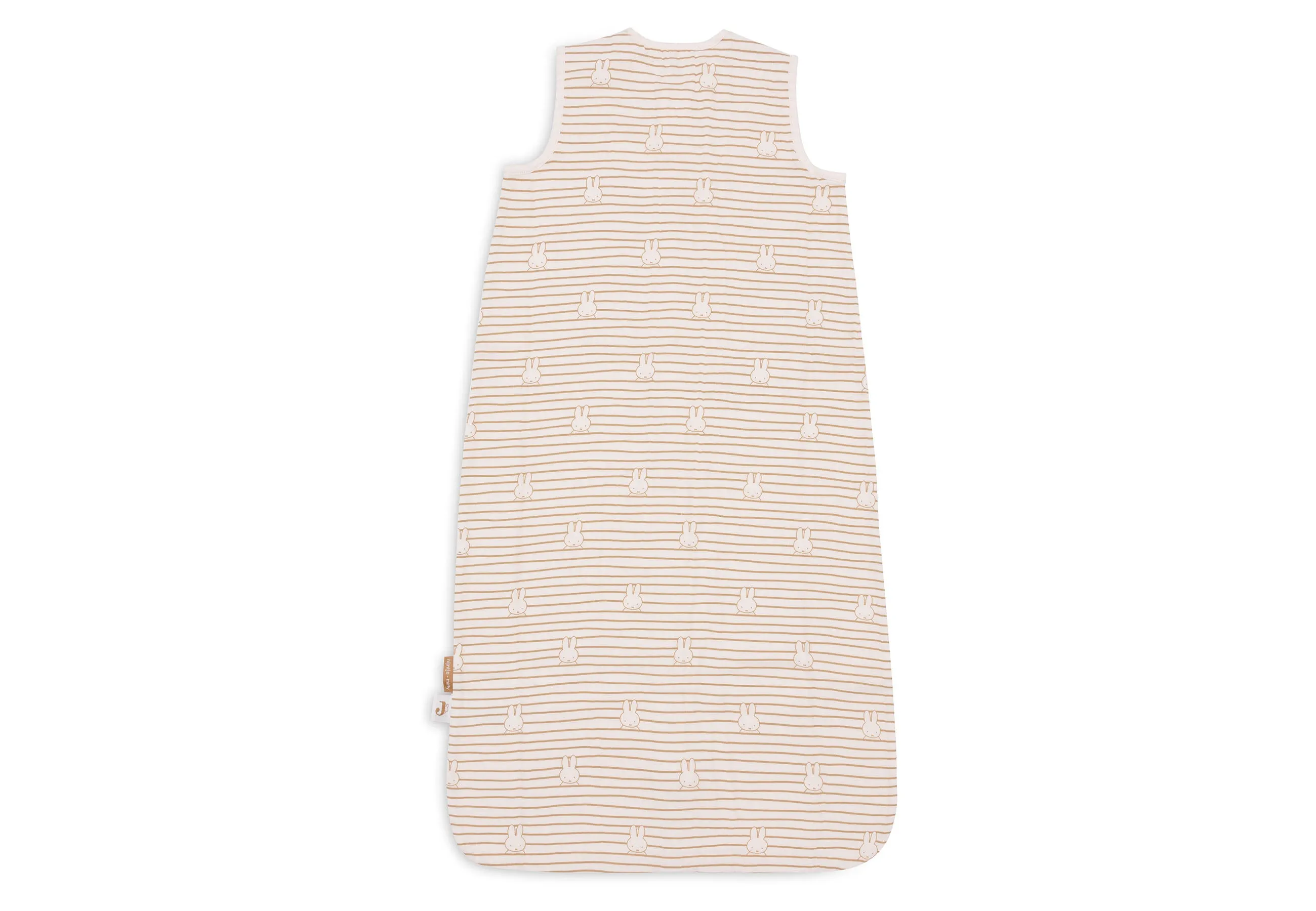 Baby Sleeping Bag Muslin 110cm Miffy Stripe - Biscuit