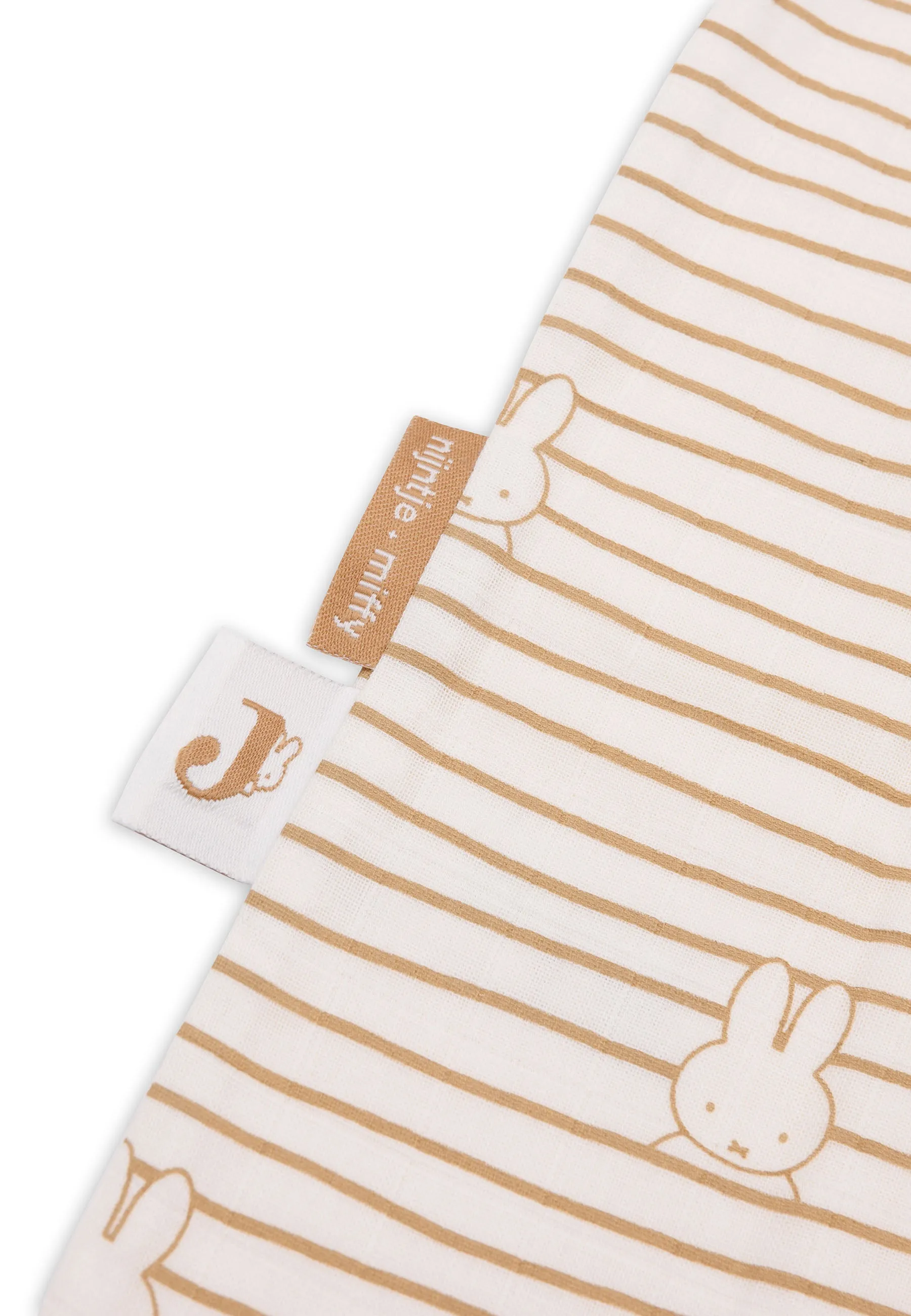 Baby Sleeping Bag Muslin 70cm Miffy Stripe - Biscuit