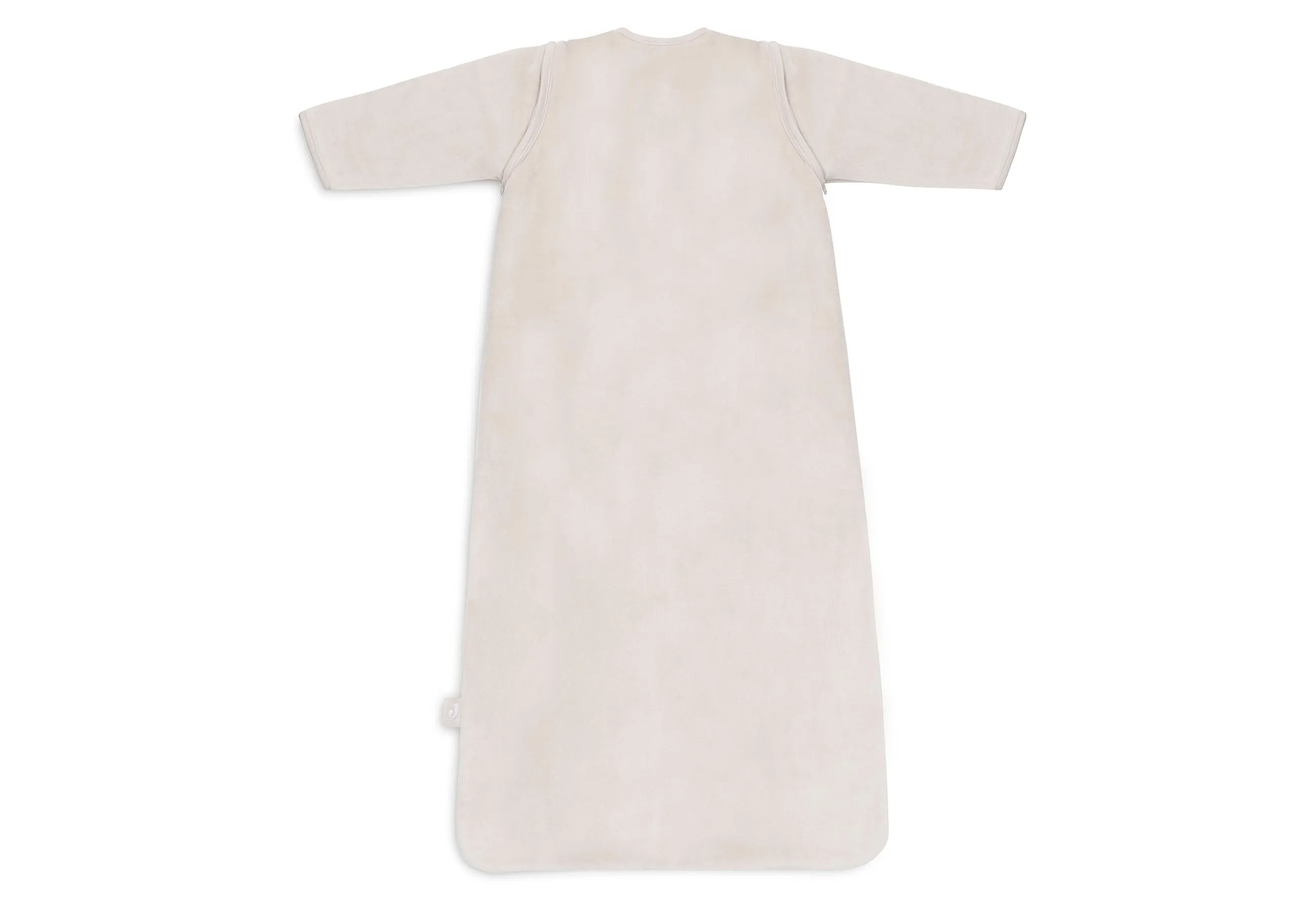 Baby Sleeping Bag with Removable Sleeves 90cm Velvet - Nougat