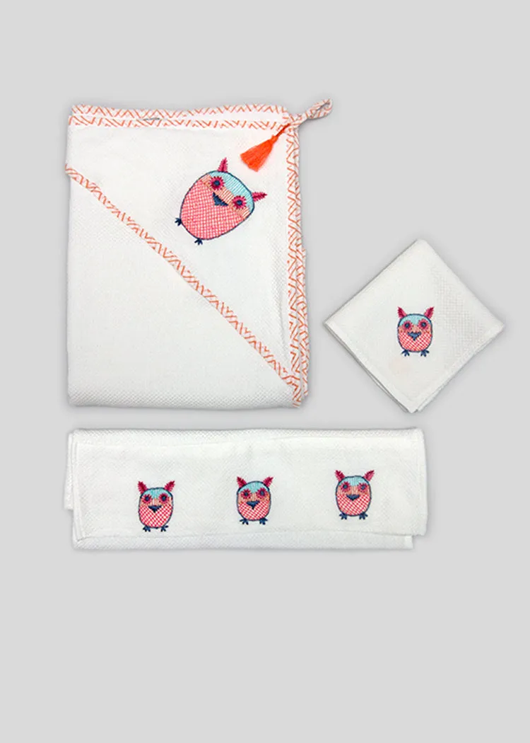 Baby Towel Set Owl