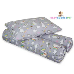 Babycuddleph Bolster Pillow Set Cats in Gray