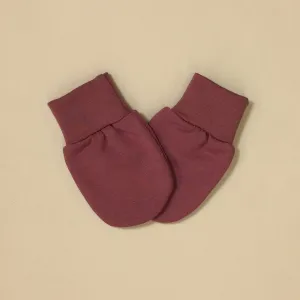 Bamboo Scratch Mittens Wild Currant