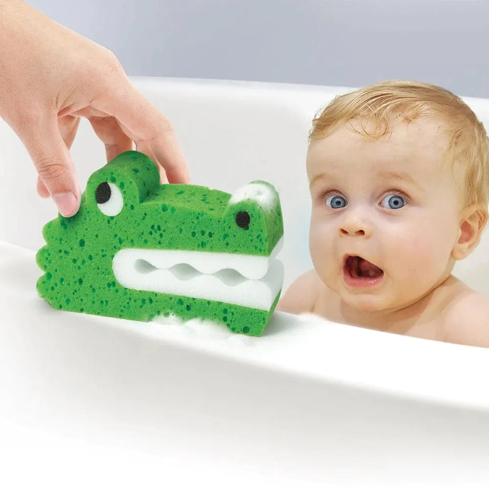 Bath Biters Kids Bath Sponge / Crocodile