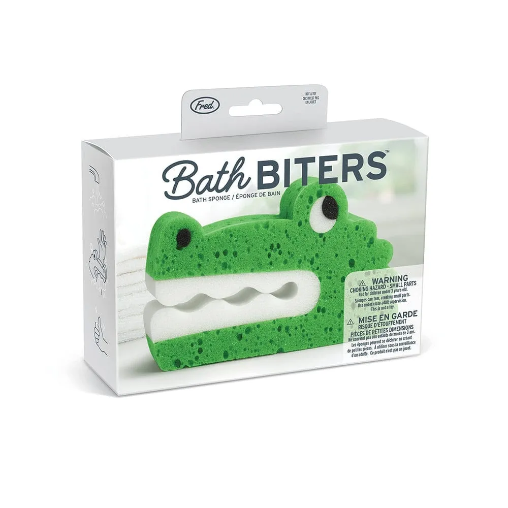 Bath Biters Kids Bath Sponge / Crocodile