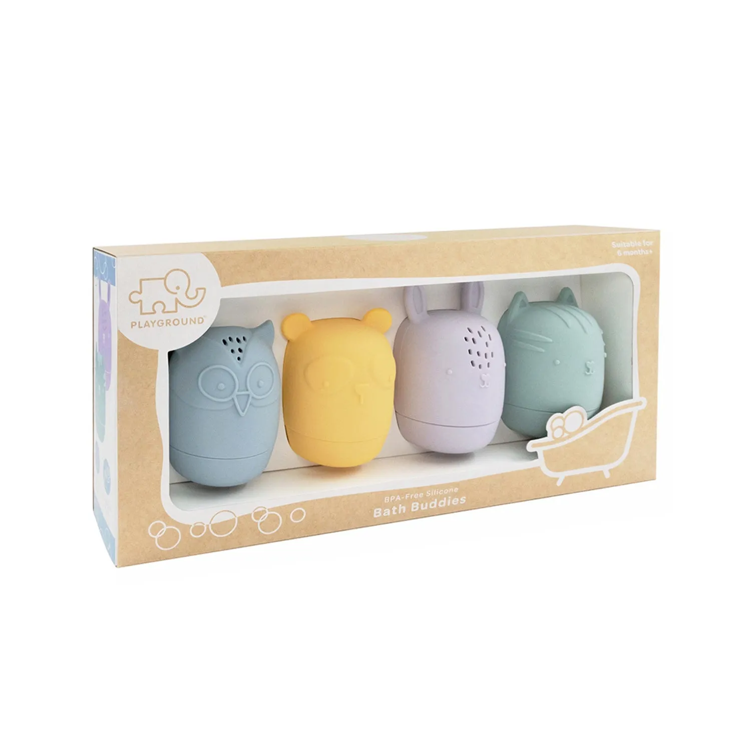 Bath Buddies Silicone 4 Pack