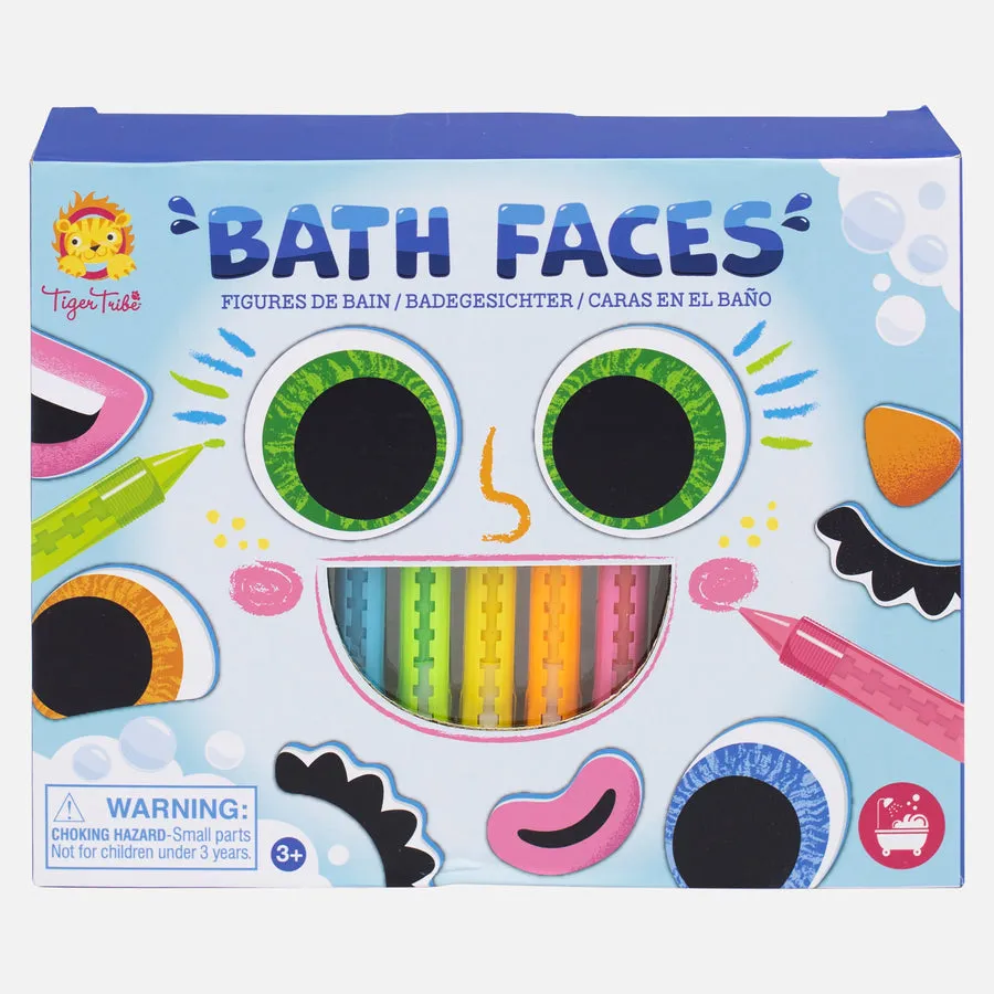 Bath Faces | Bath Crayons and Foam Shapes