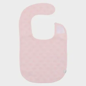 Bebe Spot Layette Bib - Pink Circle