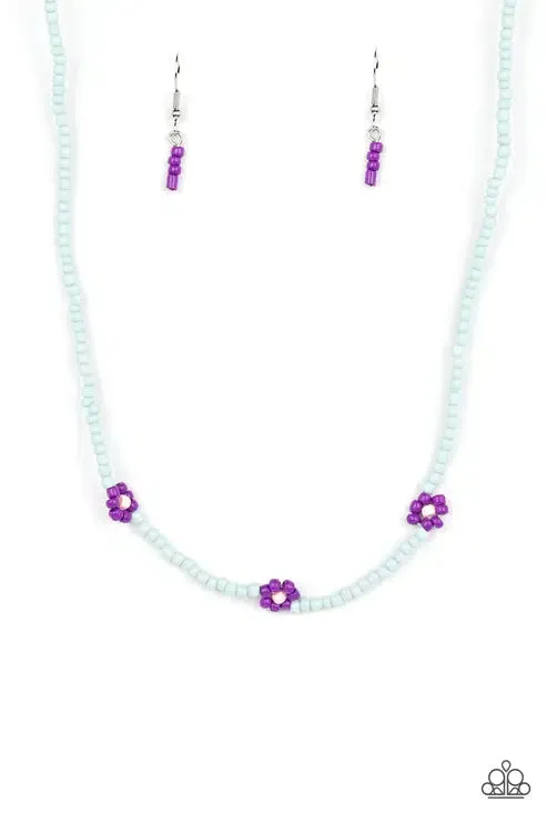 Bewitching Beading Purple Necklace - Paparazzi Accessories