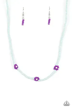 Bewitching Beading Purple Necklace - Paparazzi Accessories