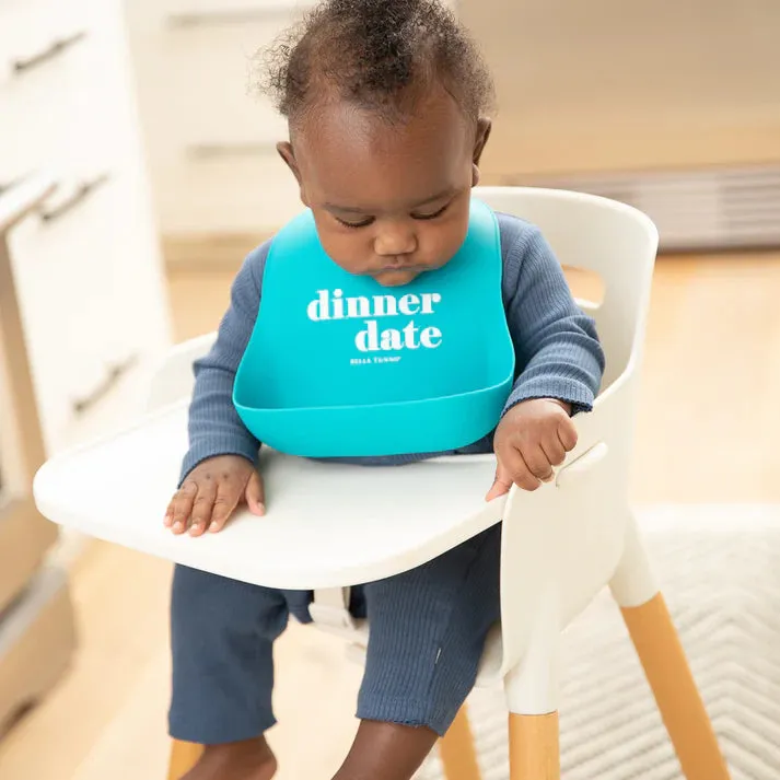 Blue Dinner Date Wonder Bib