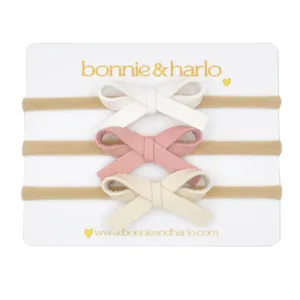 Bonnie & Harlo - Bow Headband - 3 Pack