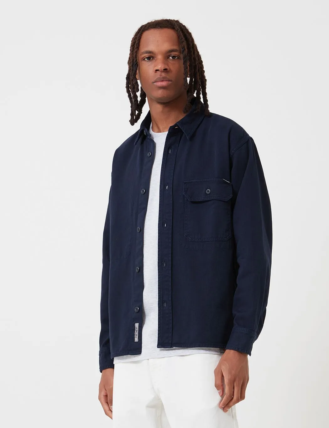 Carhartt-WIP Reno Shirt (Denim) - Dark Navy Blue