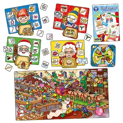 Christmas Eve Box of Games and Puzzles by Orchard Toys