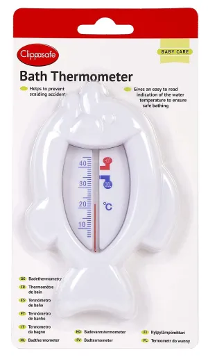 Clippasafe Bath Fish Thermometer