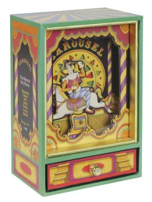 Clown on Horseback Musical Box