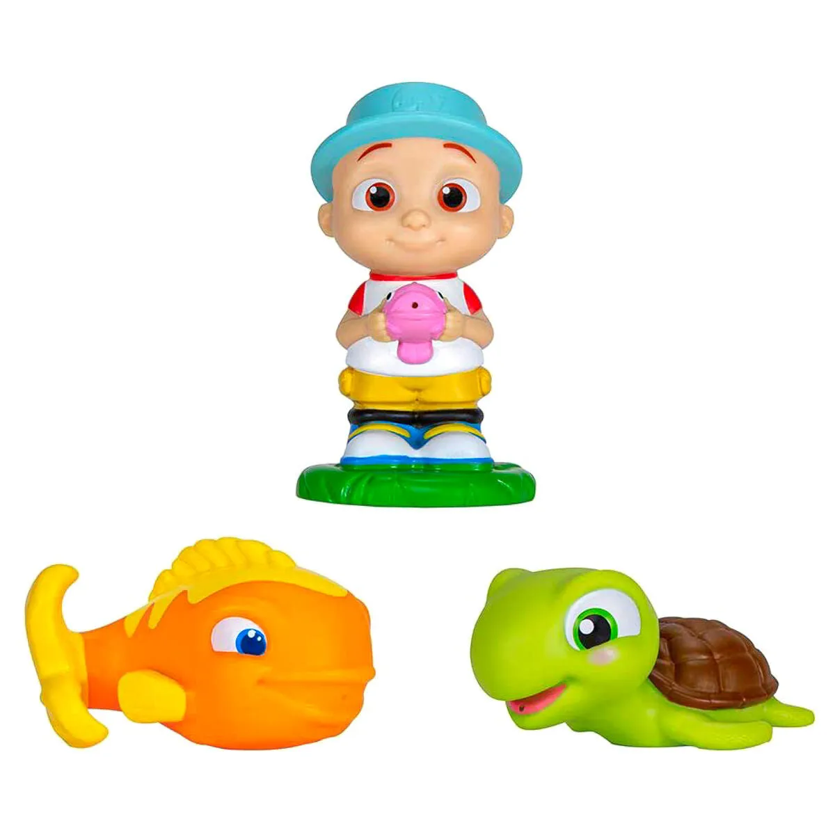 CoComelon Bath Squirters JJ and Goldfish and Sea Turtle