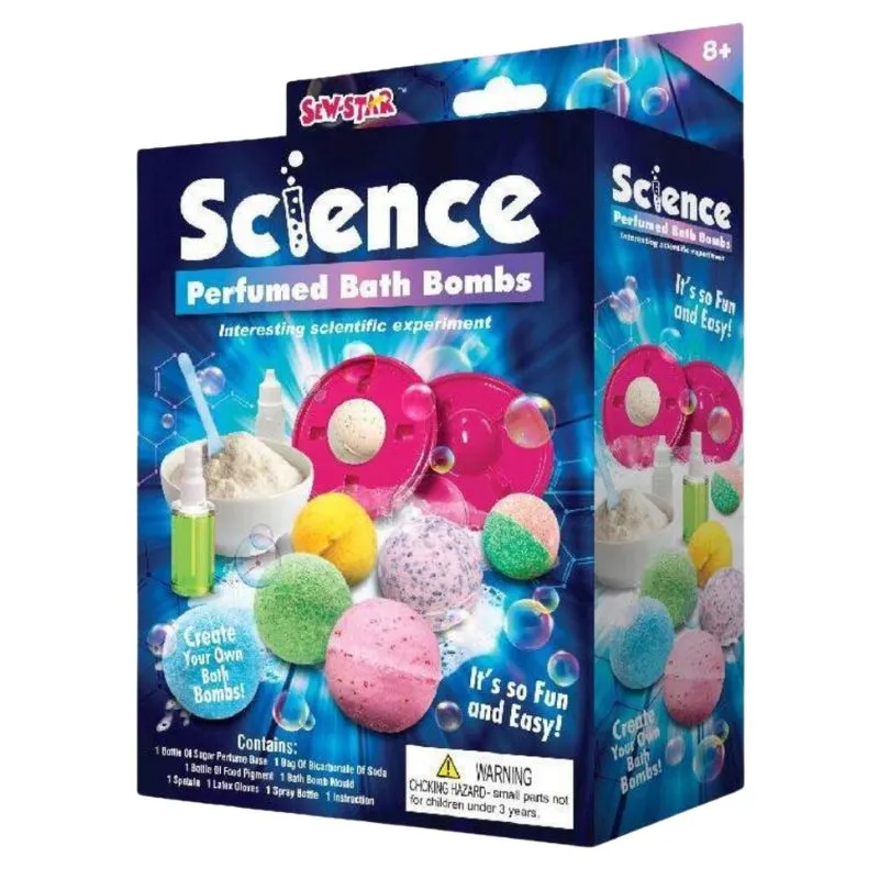 DIY Perfumed Bath Bombs Making Science Experiment Kit - 008