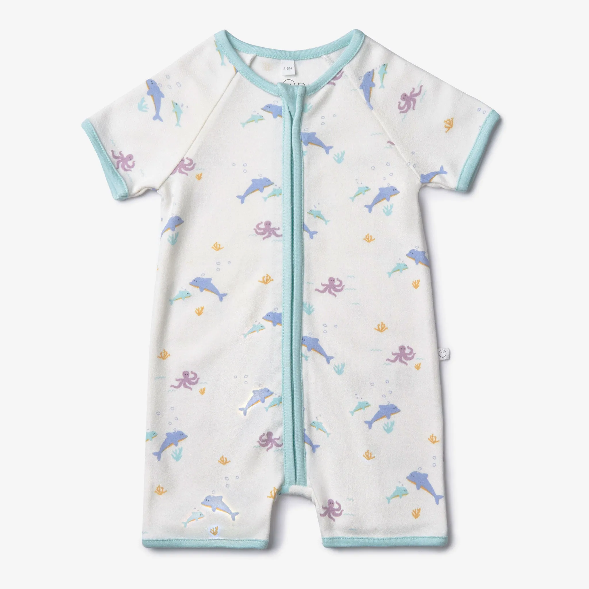 Dolphin Zip Summer Romper