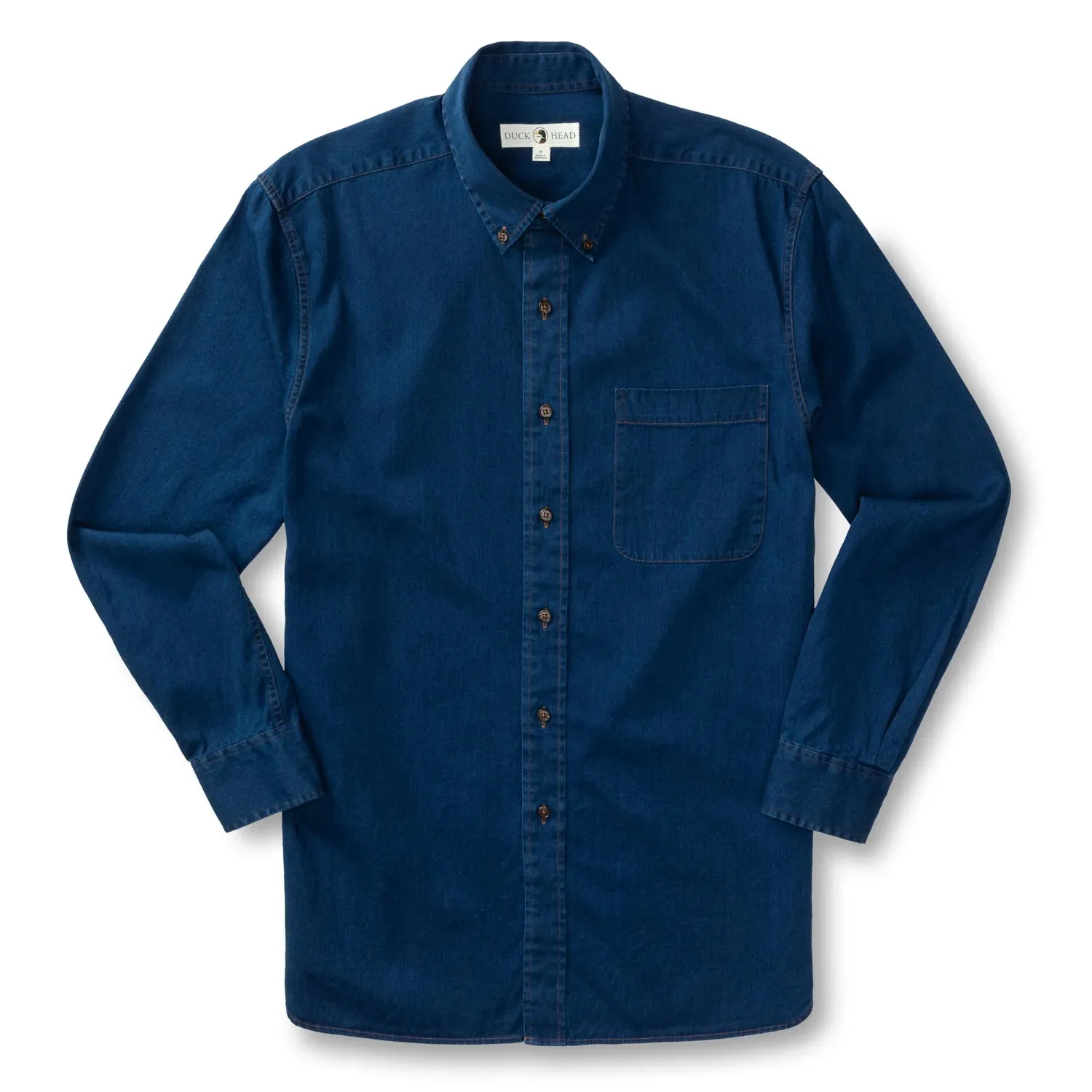 Duck Head Denim Sport Shirt Worley Solid