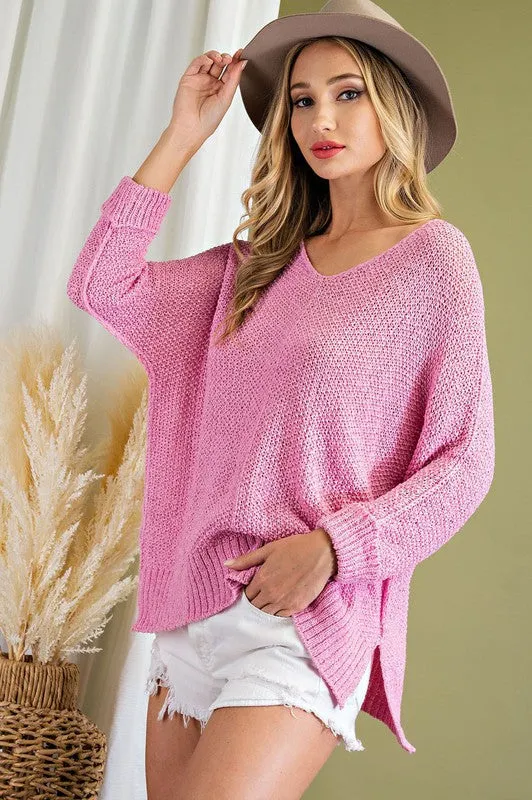 Elsa Crew Neck Knit Sweater