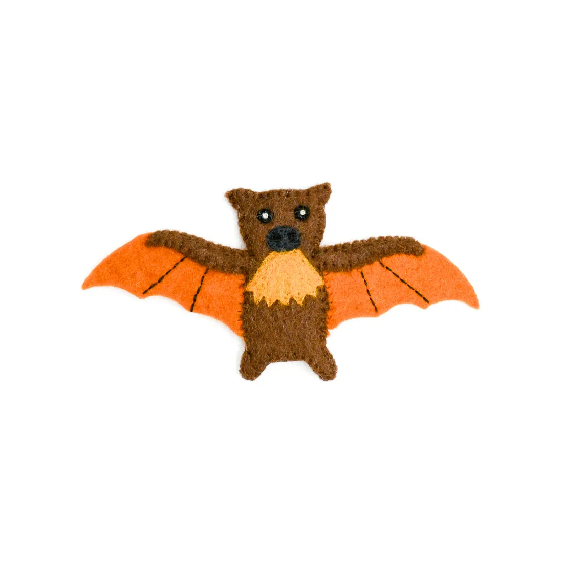 Felt Finger Puppet - Flying Fox