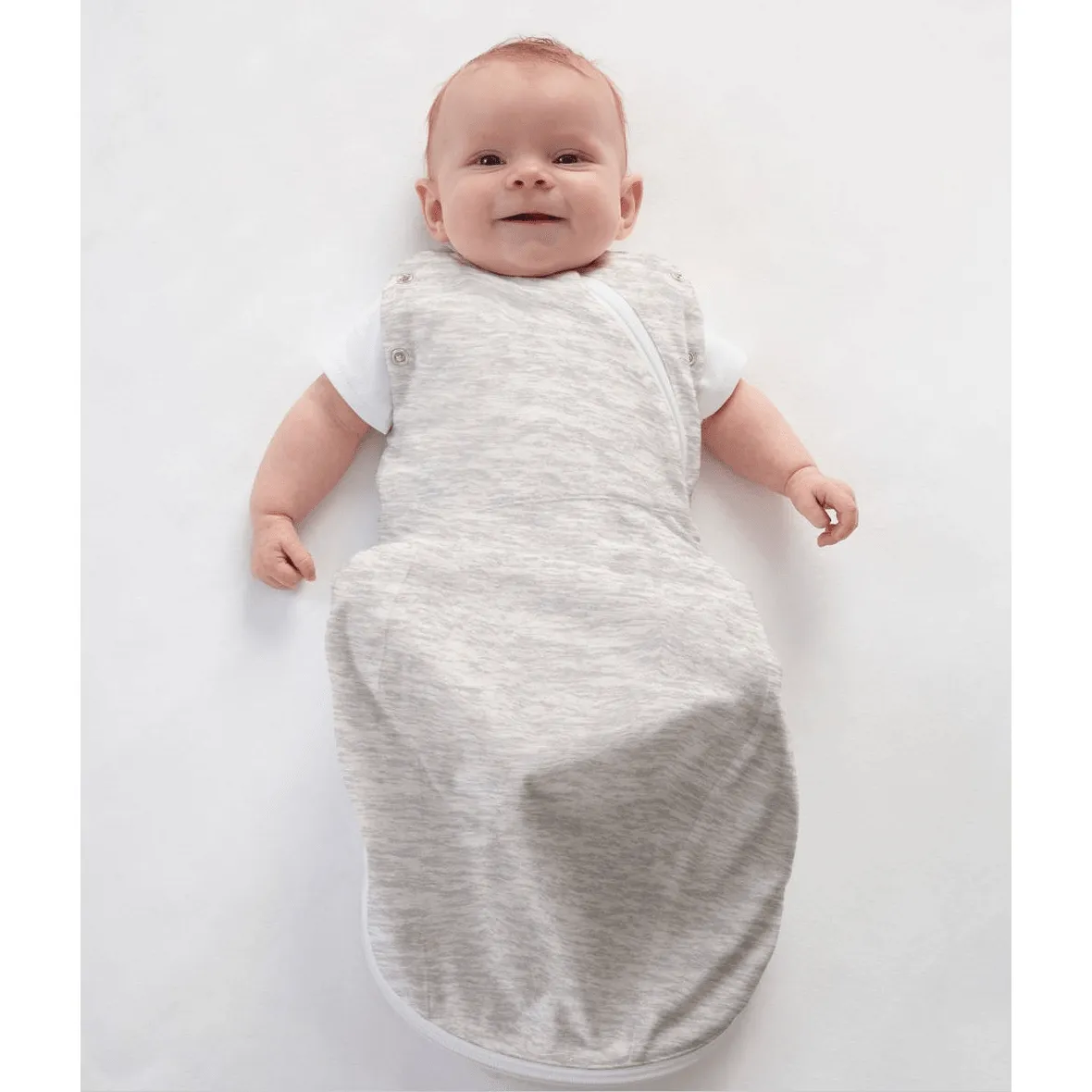 Grobag Newborn Swaddle (Cosy) - Grey Marl