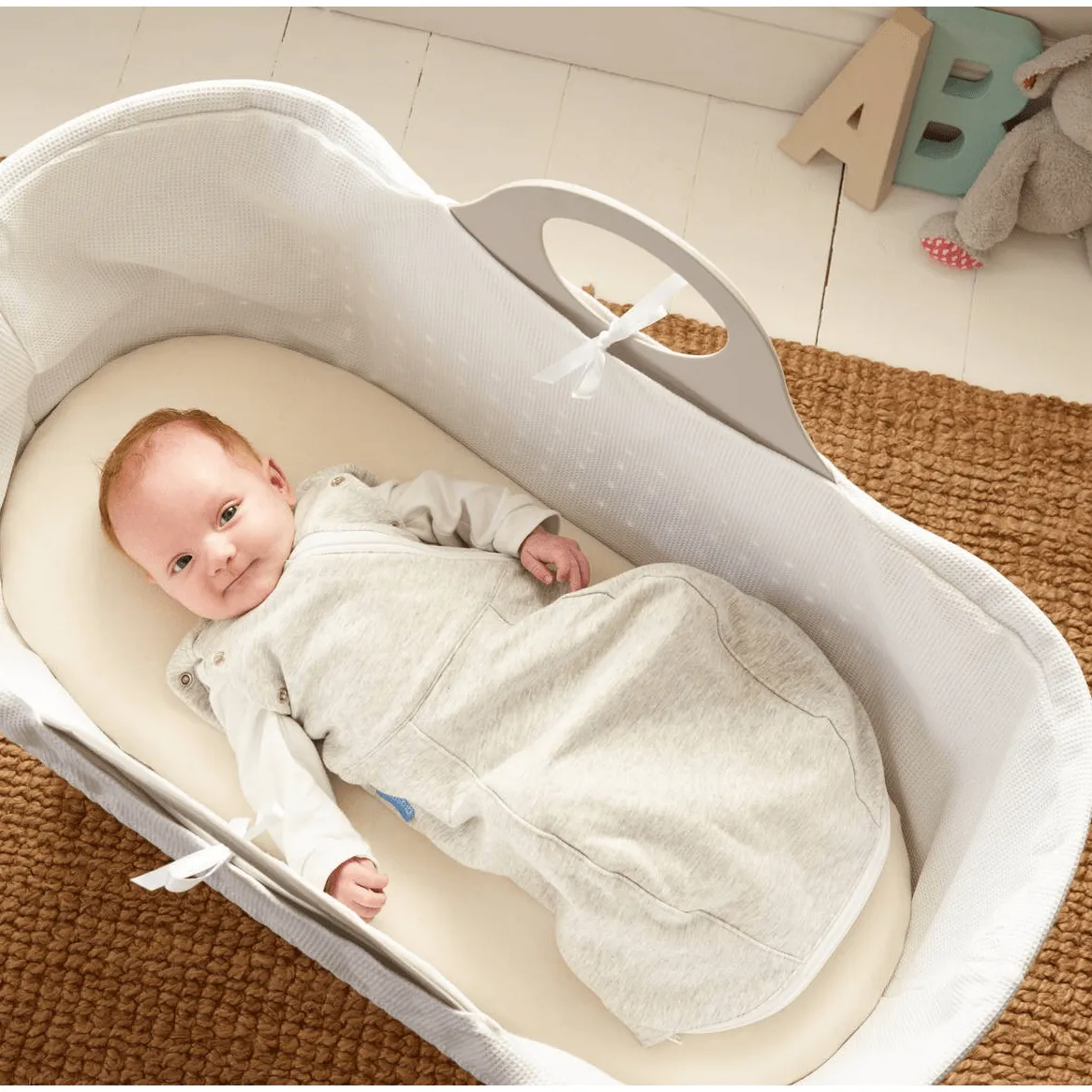 Grobag Newborn Swaddle (Cosy) - Grey Marl