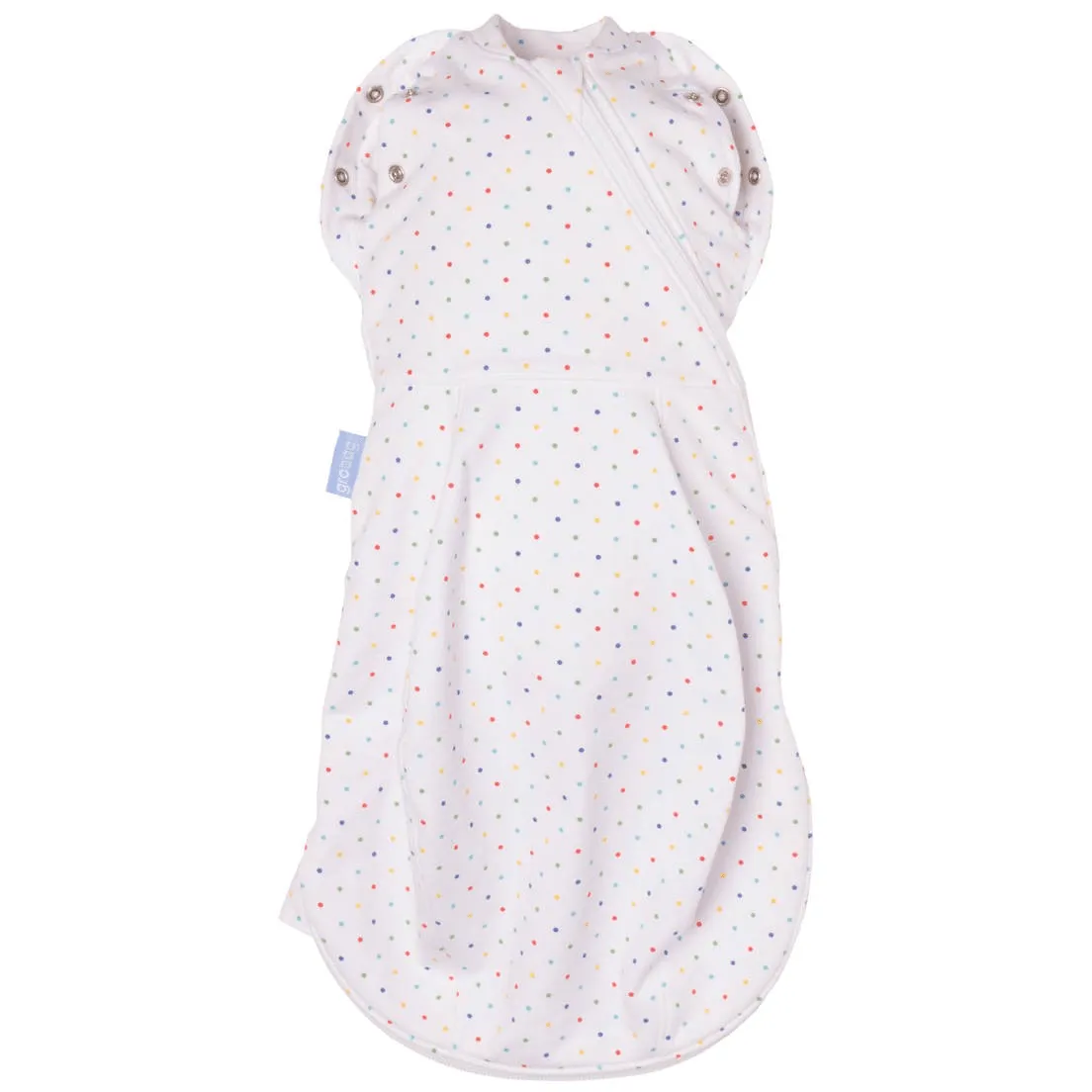 Grobag Newborn Swaddle (Cosy) - Rainbow Spot