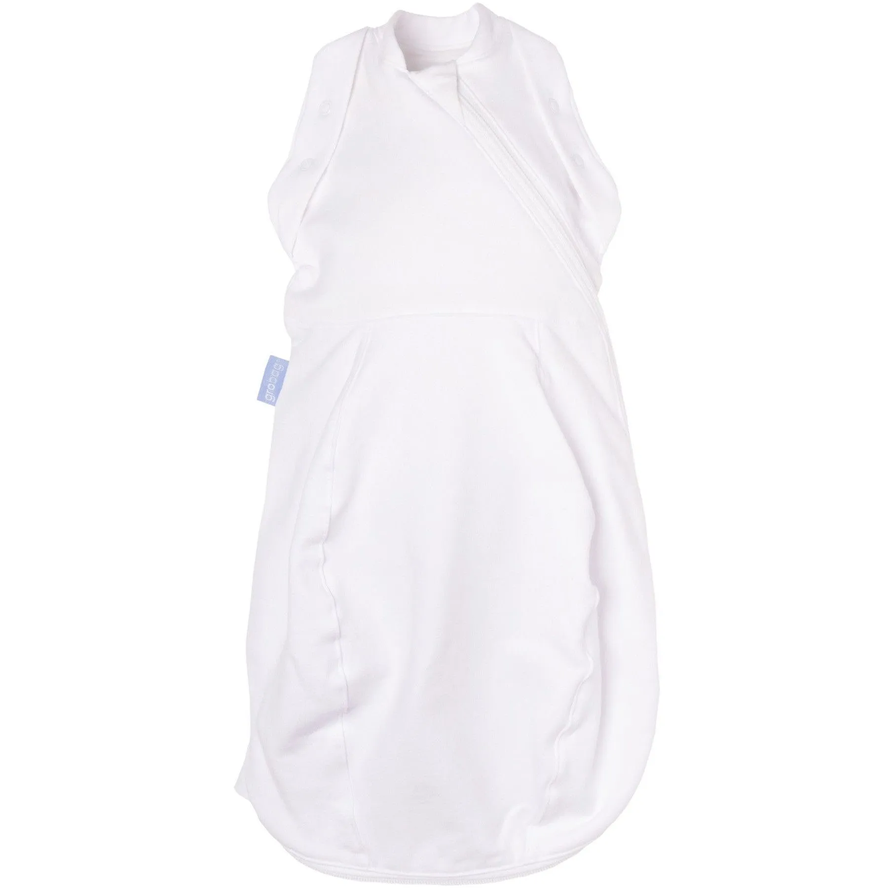 Grobag Newborn Swaddle (Light Weight) - Pure White