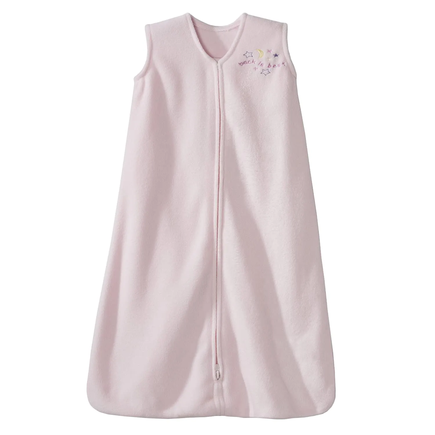 HALO SleepSack Wearable Blanket Micro Fleece, Small, Soft Pink