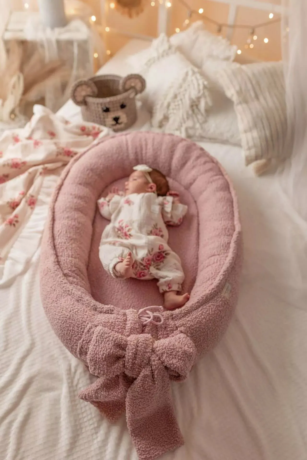 Handmade Bouclé Baby Nest (4 colours)