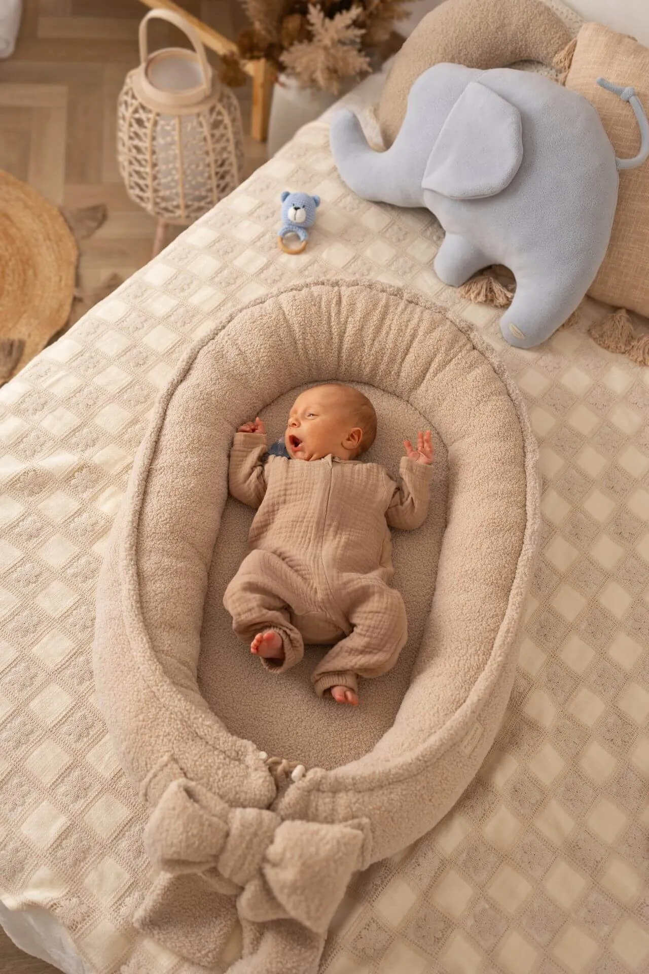 Handmade Bouclé Baby Nest (4 colours)