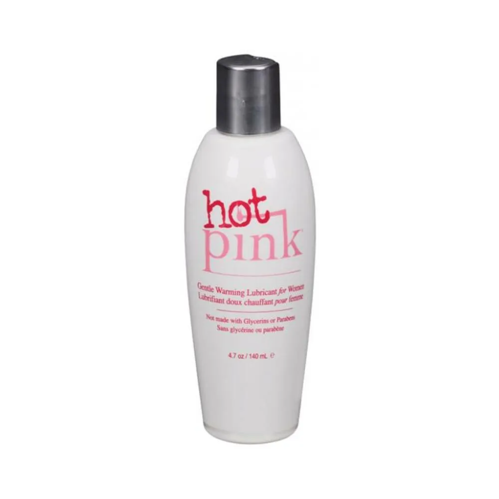 Hot Pink Gentle Warming Lubricant for Women - 4.7oz | Soothing, Arousing, and Enhancing Intimacy