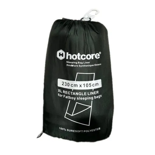 Hotcore - Soft-Touch Sleeping Bag Liner or Hostel Travel Sheet