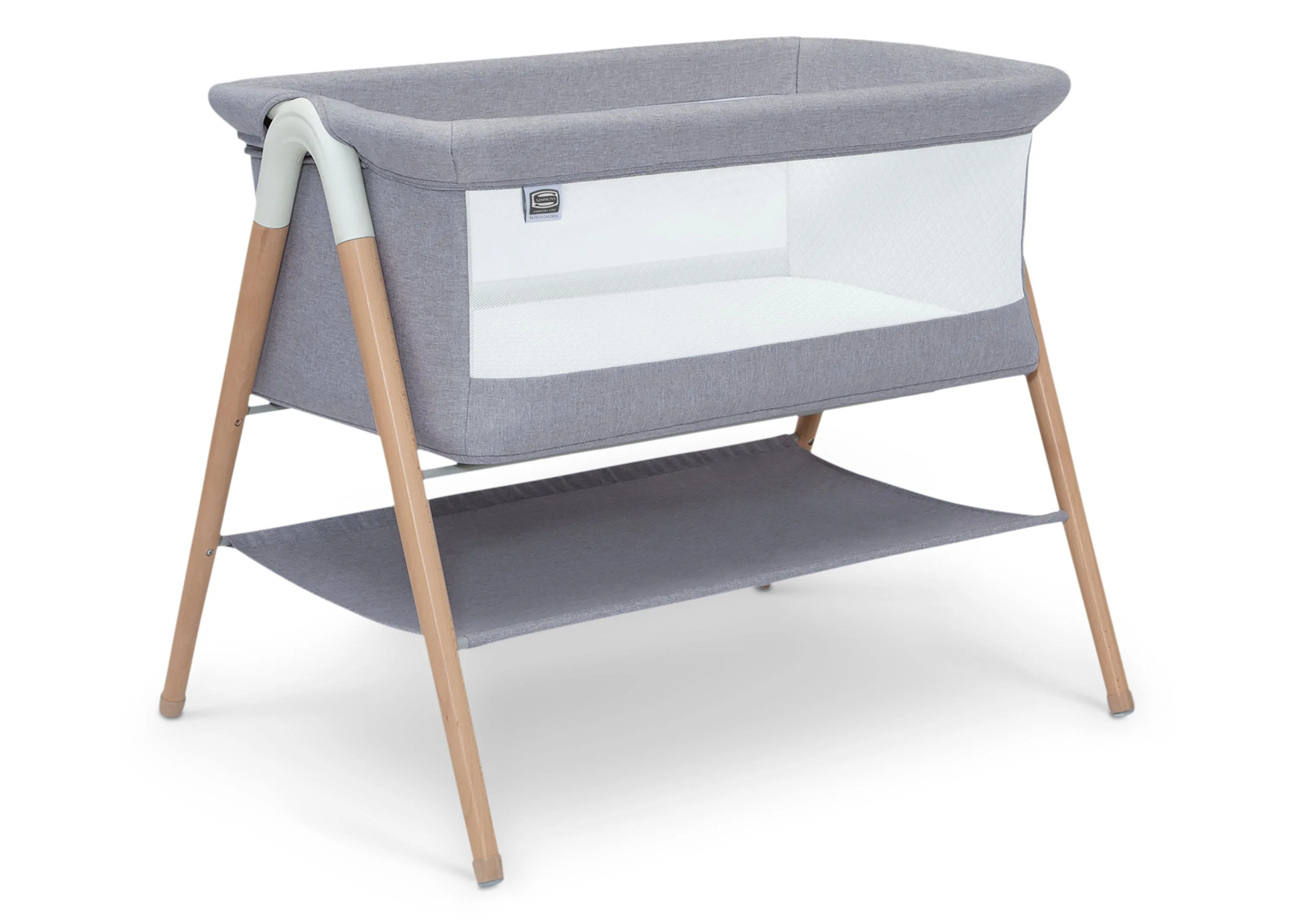 Koi by the Bed Bassinet with Natural Beechwood Legs