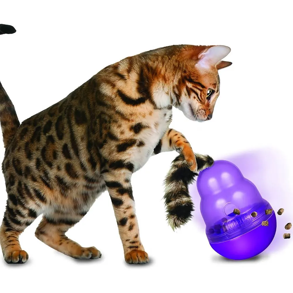 Kong Cat Wobbler Treat Dispensing Toy