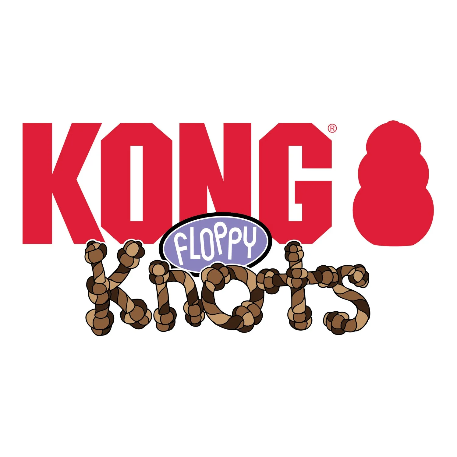 KONG Floppy Knots Fox